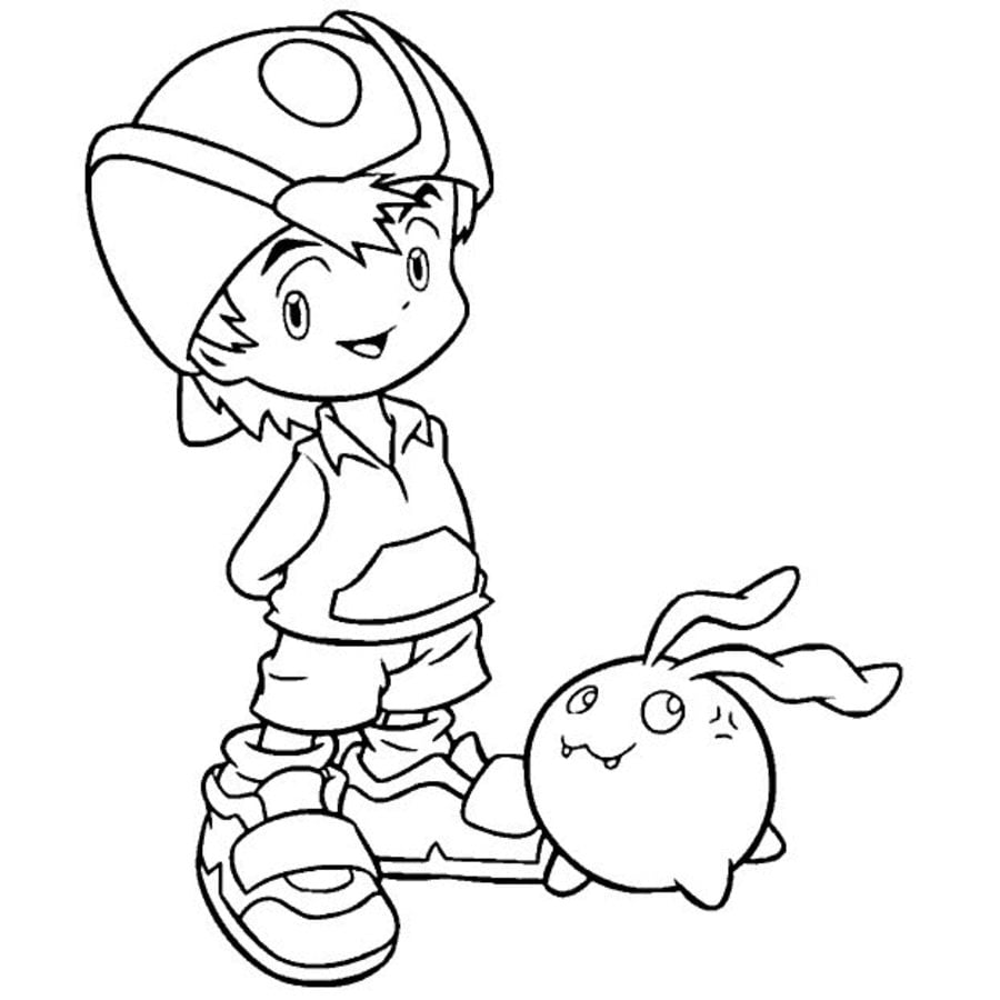 Dibujos para colorear: Digimon