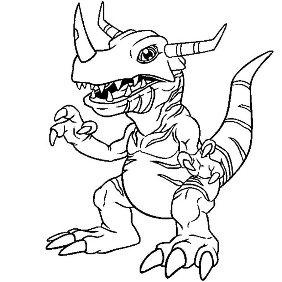 Coloring pages: Digimon