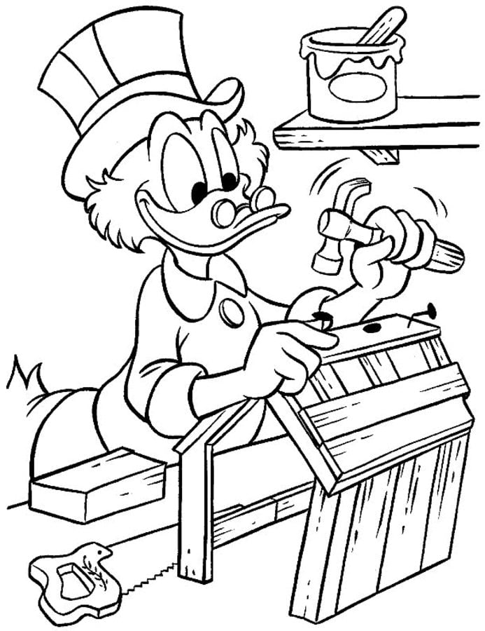 Coloriages: Donald Duck