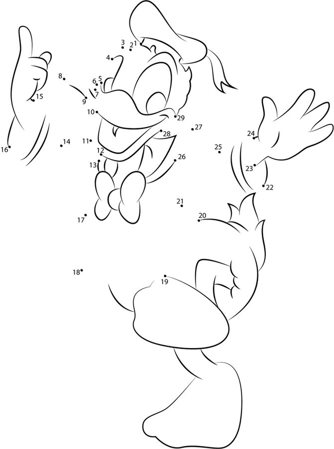 Relier les points: Donald Duck 10