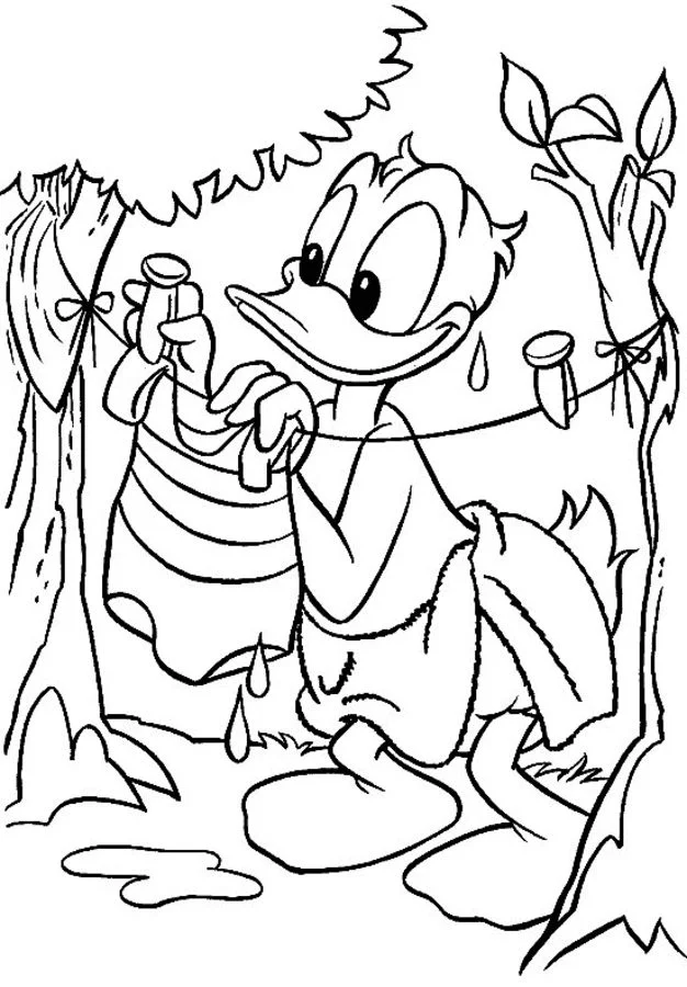 Coloriages: Donald Duck 3