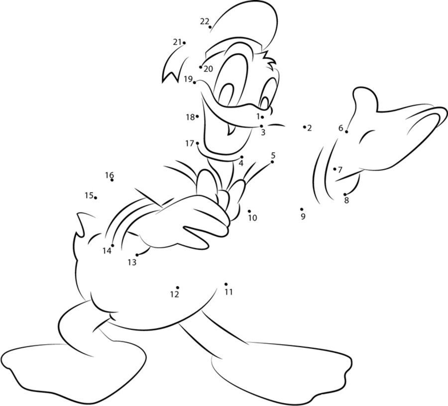 Relier les points: Donald Duck 5