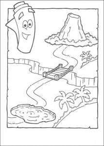 Coloring pages: Dora the Explorer, printable for kids & adults, free