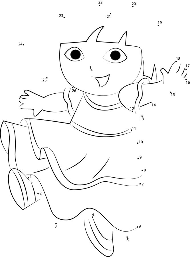 Unisci i puntini: Dora l'esploratrice 3