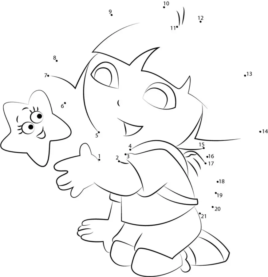 Relier les points: Dora l'exploratrice 4