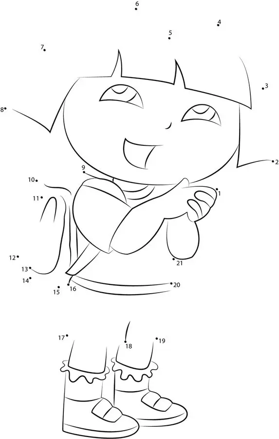 Relier les points: Dora l'exploratrice 5