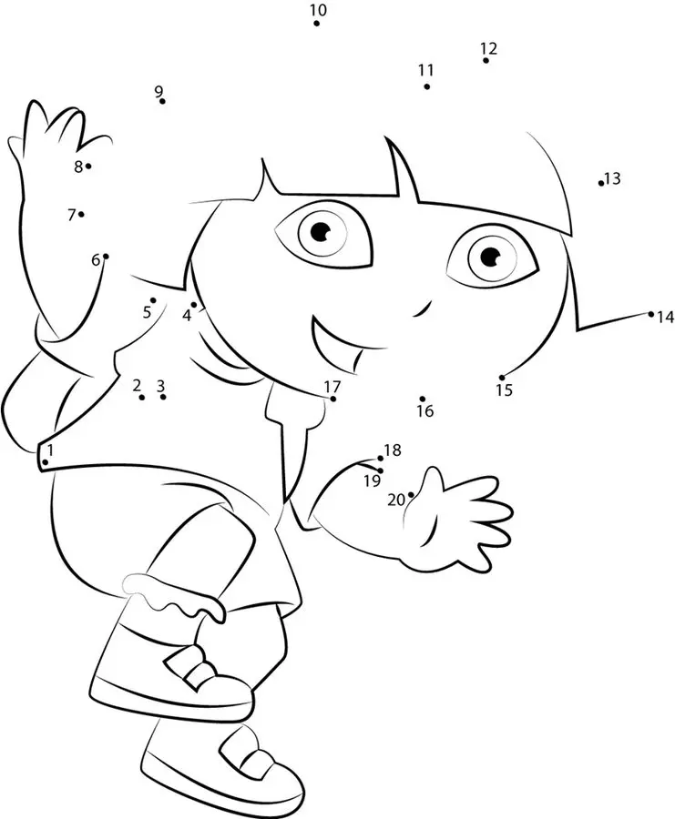 Relier les points: Dora l'exploratrice 7
