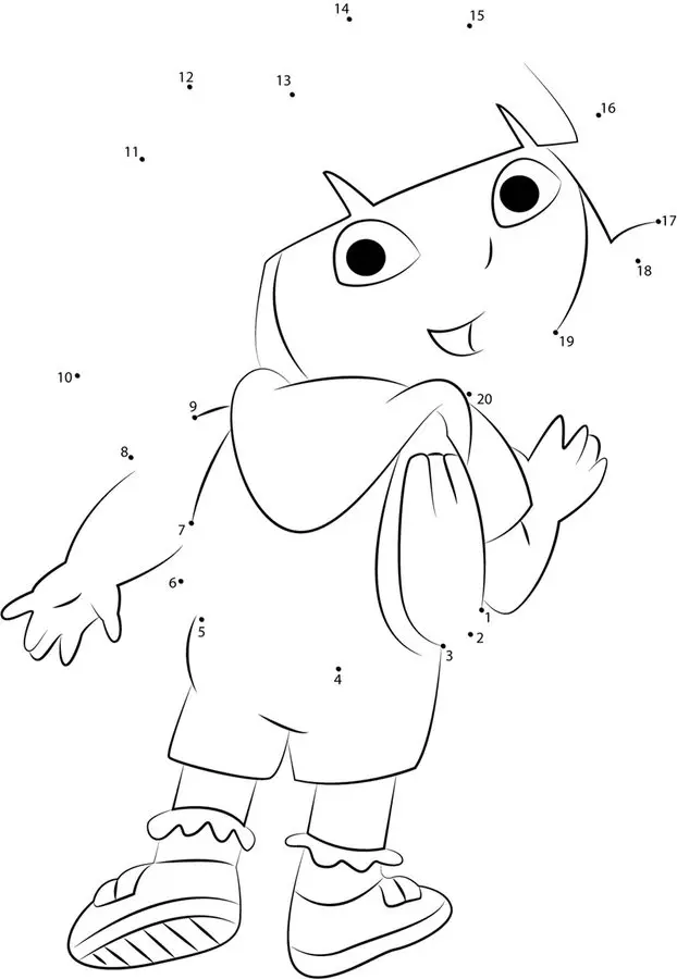 Relier les points: Dora l'exploratrice 8