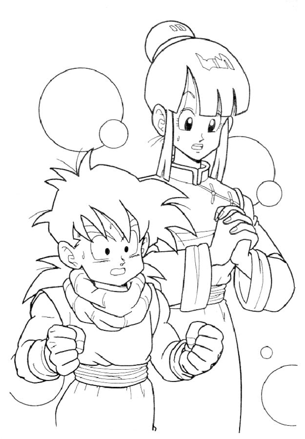 Coloriages: Dragon Ball Z