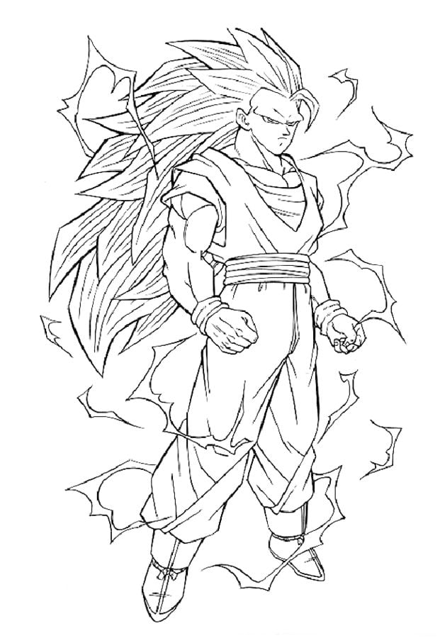 Coloring pages: Dragon Ball Z