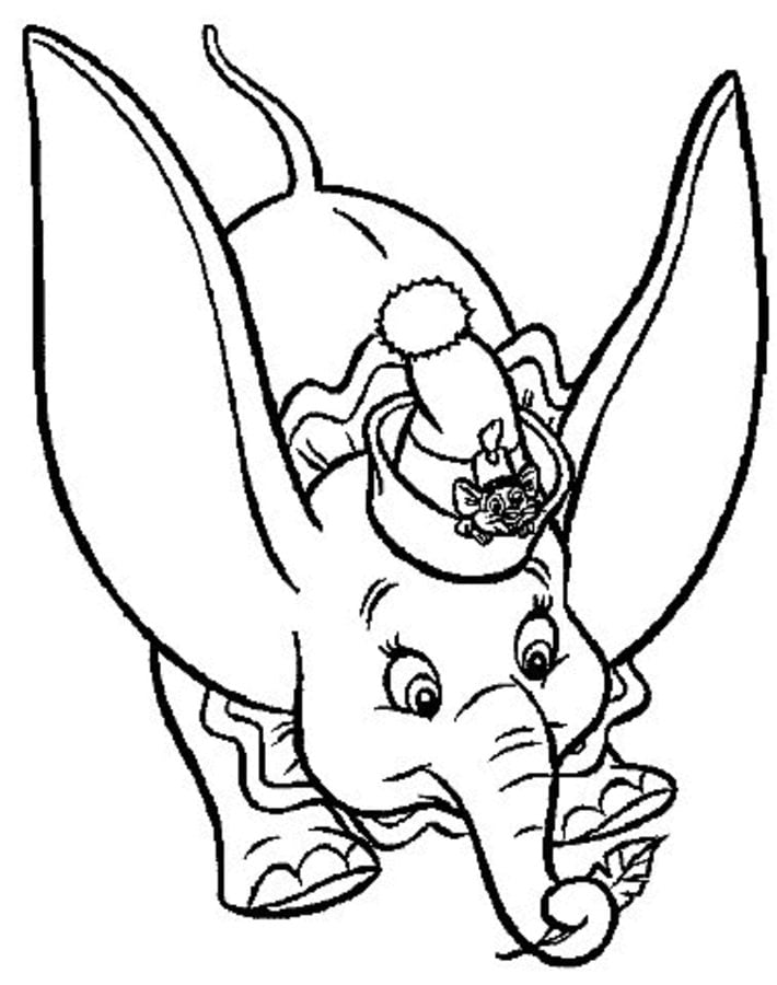 Ausmalbilder: Dumbo 10