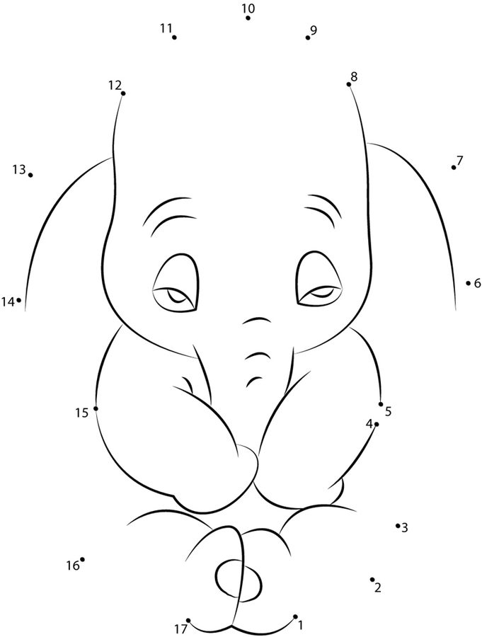 Połącz kropki: Dumbo