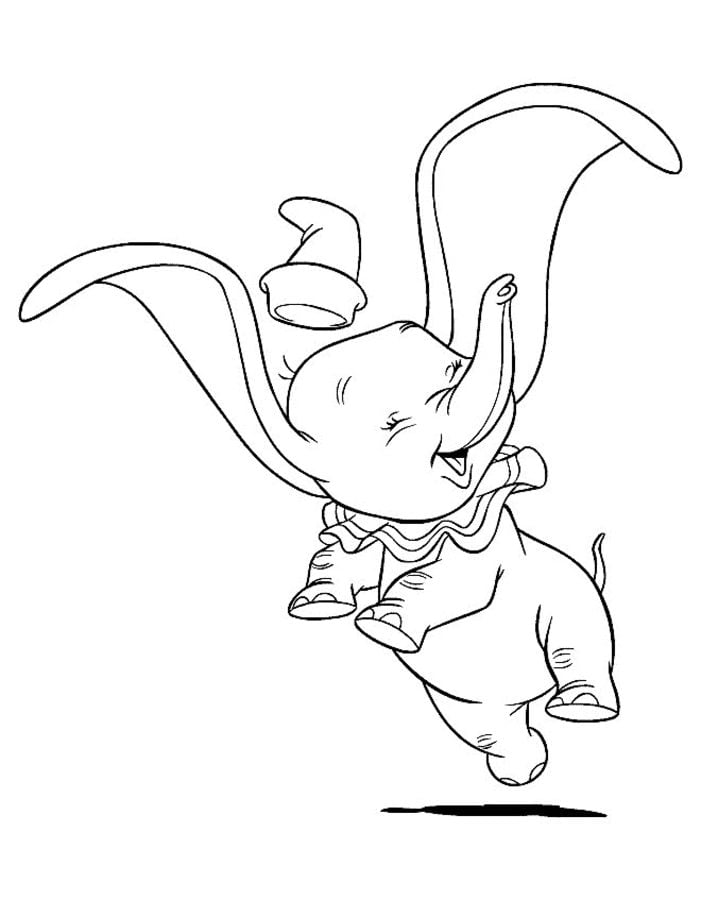 Dibujos para colorear: Dumbo