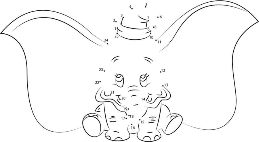 Unisci i puntini: Dumbo – L’elefante volante