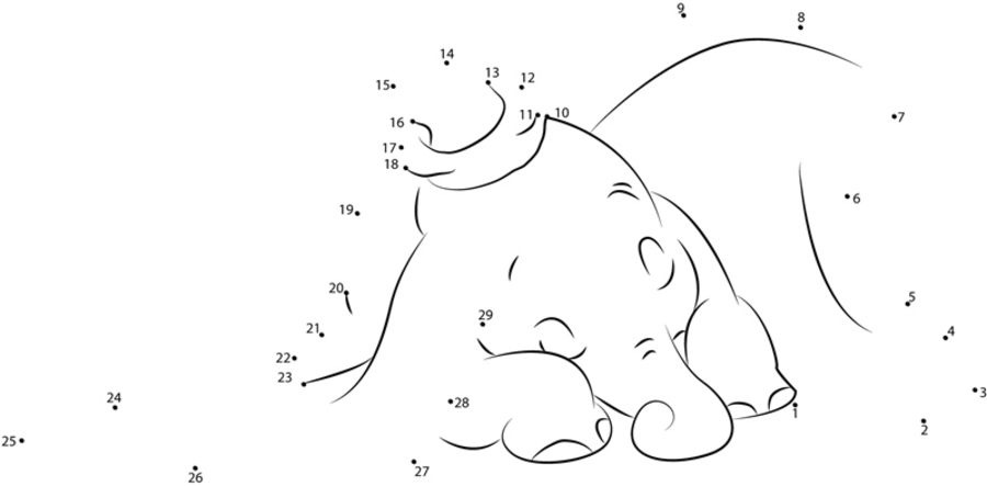 Unisci i puntini: Dumbo - L'elefante volante 6