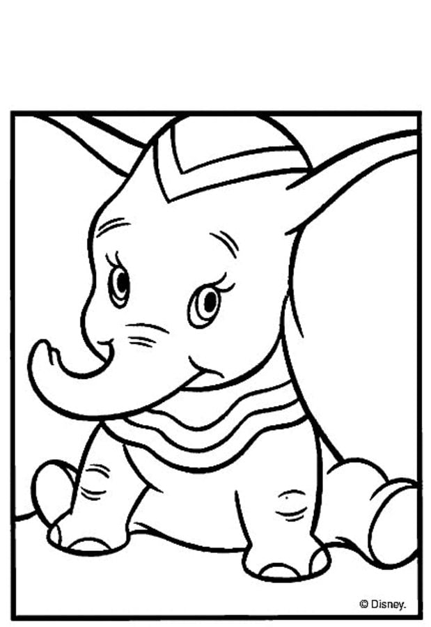 Ausmalbilder: Dumbo 7