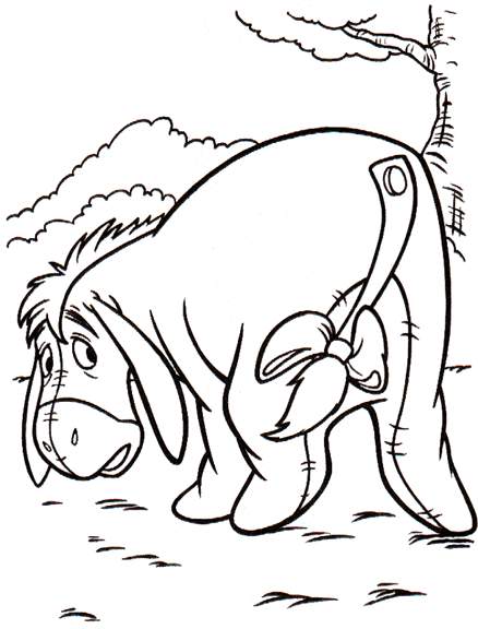 Coloring pages: Eeyore
