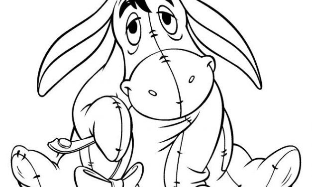 Dibujos para colorear: Eeyore