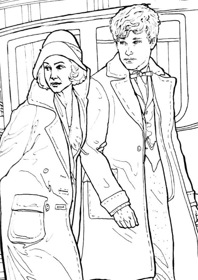 Coloring pages: Fantastic Beasts and Where to Find Them 8