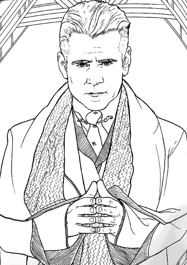 Coloring pages: Fantastic Beasts and Where to Find Them 9