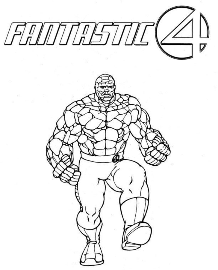 Coloring pages: Fantastic Four