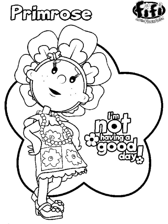 Coloring pages: Fifi and the Flowertots, printable for kids & adults, free