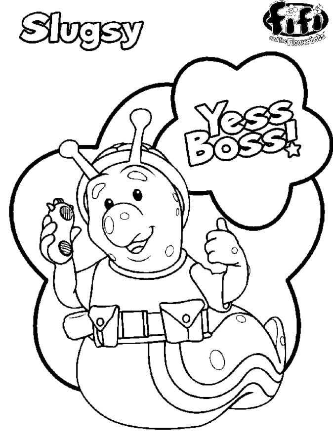 Coloring pages: Fifi and the Flowertots, printable for kids & adults, free