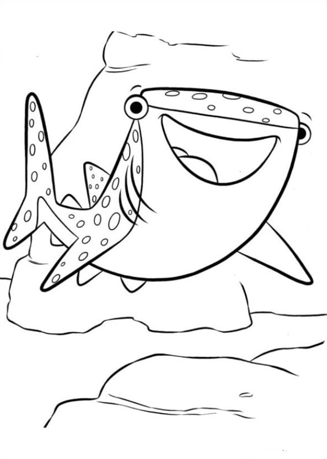Coloring pages: Finding Dory