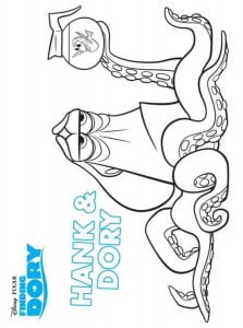 Ausmalbilder: Findet Dorie zum ausdrucken, kostenlos, für Kinder und