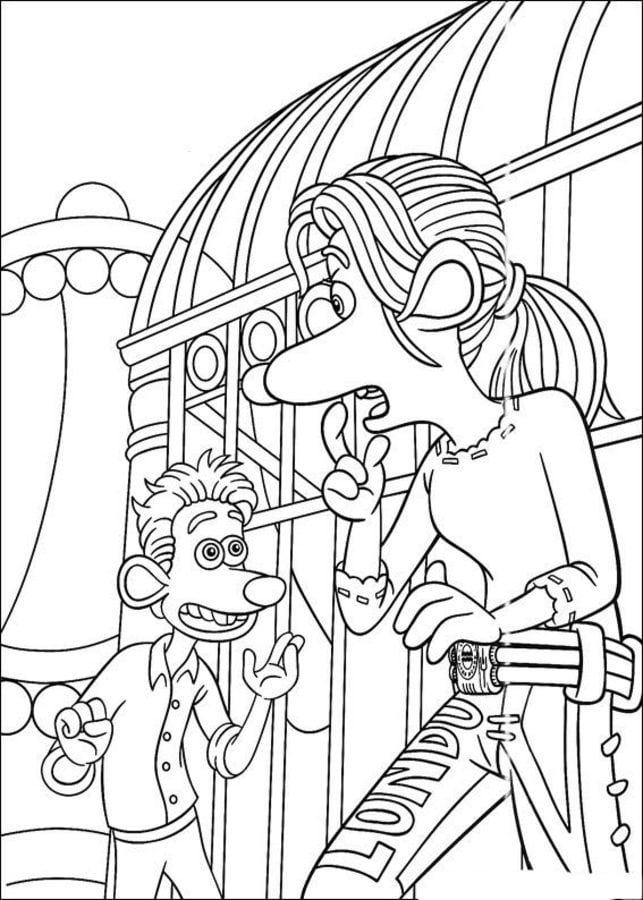 Coloring pages: Flushed Away