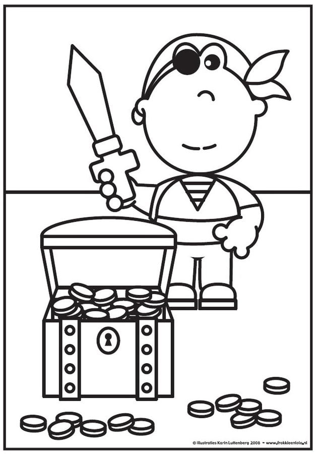 Coloring pages: Frokkie & Lola 5