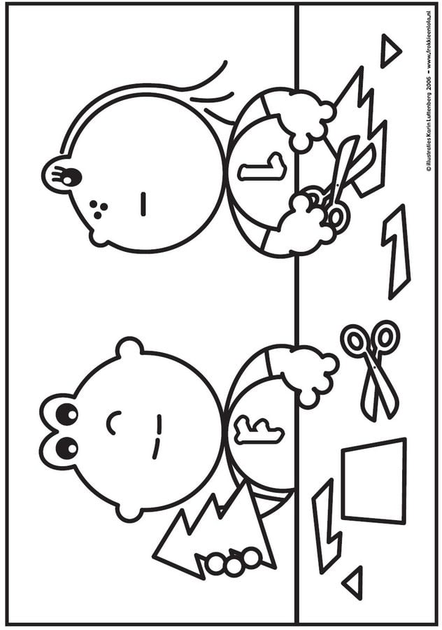Coloring pages: Frokkie & Lola 8