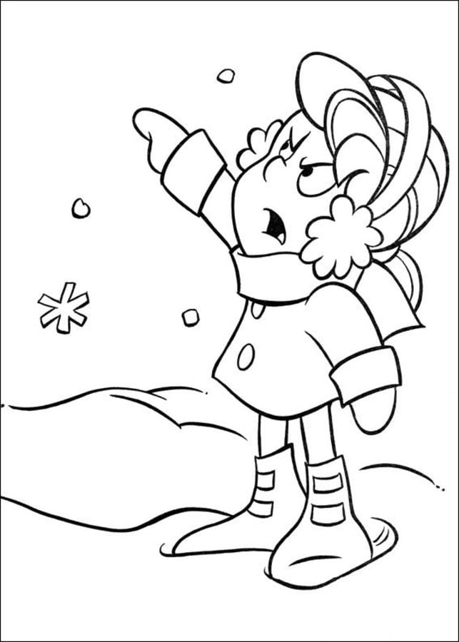 Coloring pages: Frosty the Snowman 2