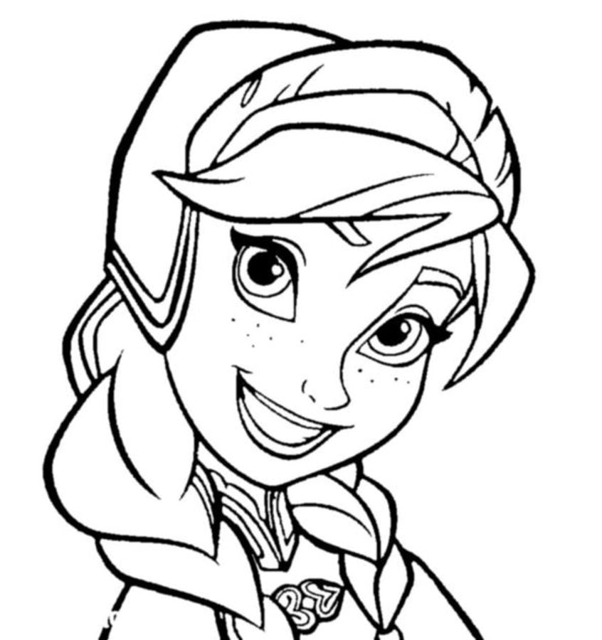 Dibujos para colorear: Frozen: Anna y Elsa imprimible, gratis, para los  niños y los adultos