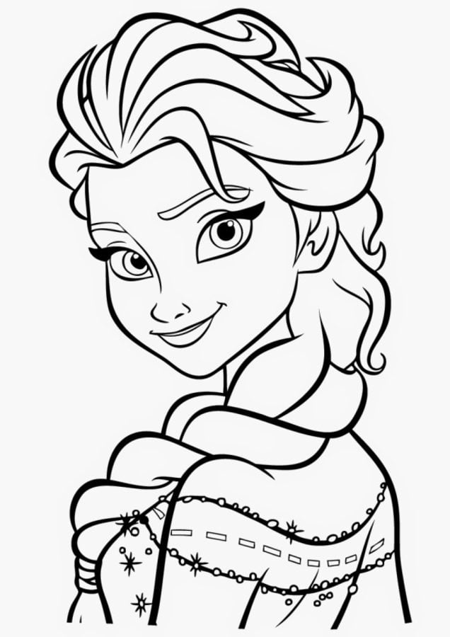 Disegni da colorare: Frozen: Anna & Elsa 8