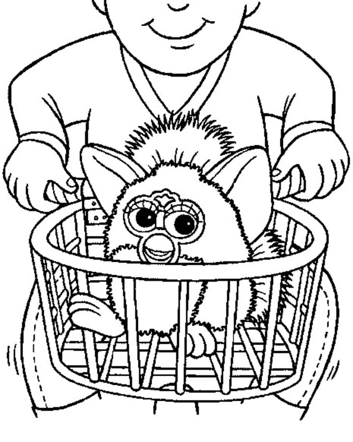 Coloriages: Furby 10