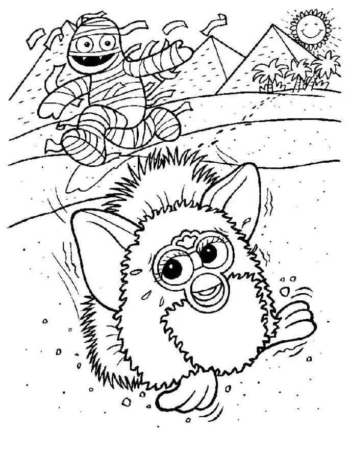 Coloriages: Furby 6