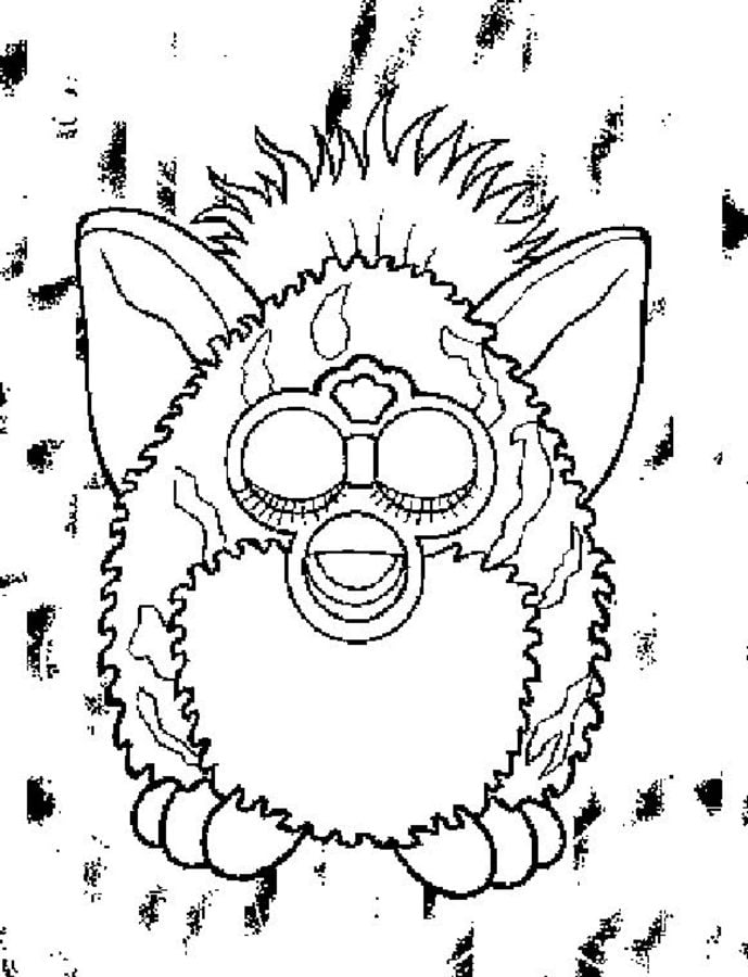 Coloring pages: Furby
