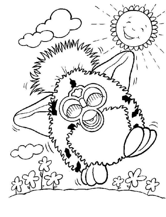 Coloriages: Furby 8