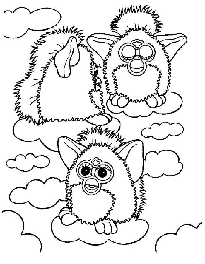 Coloriages: Furby 9