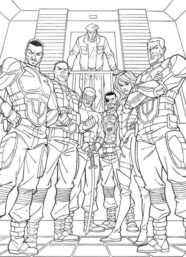 Coloring pages: G.I. Joe 9