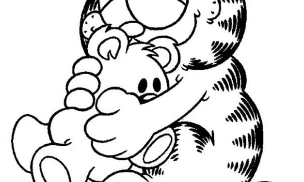 Ausmalbilder: Garfield