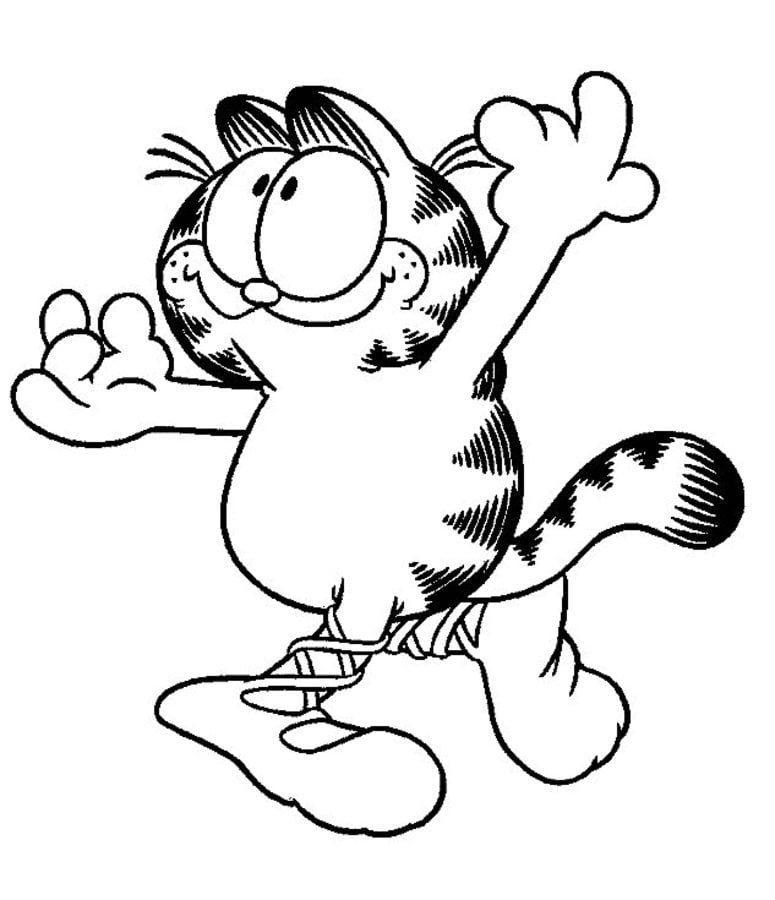 Dibujos para colorear: Garfield