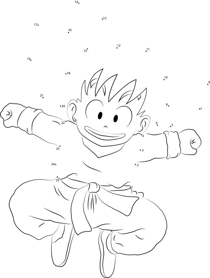 Relier les points: Son Goku