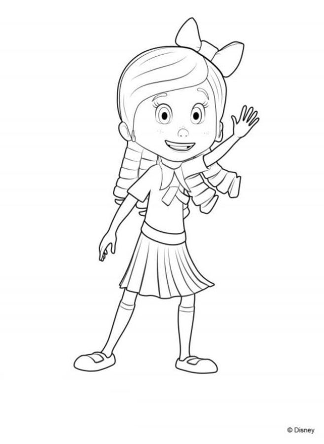 Coloring pages: Goldie & Bear 1