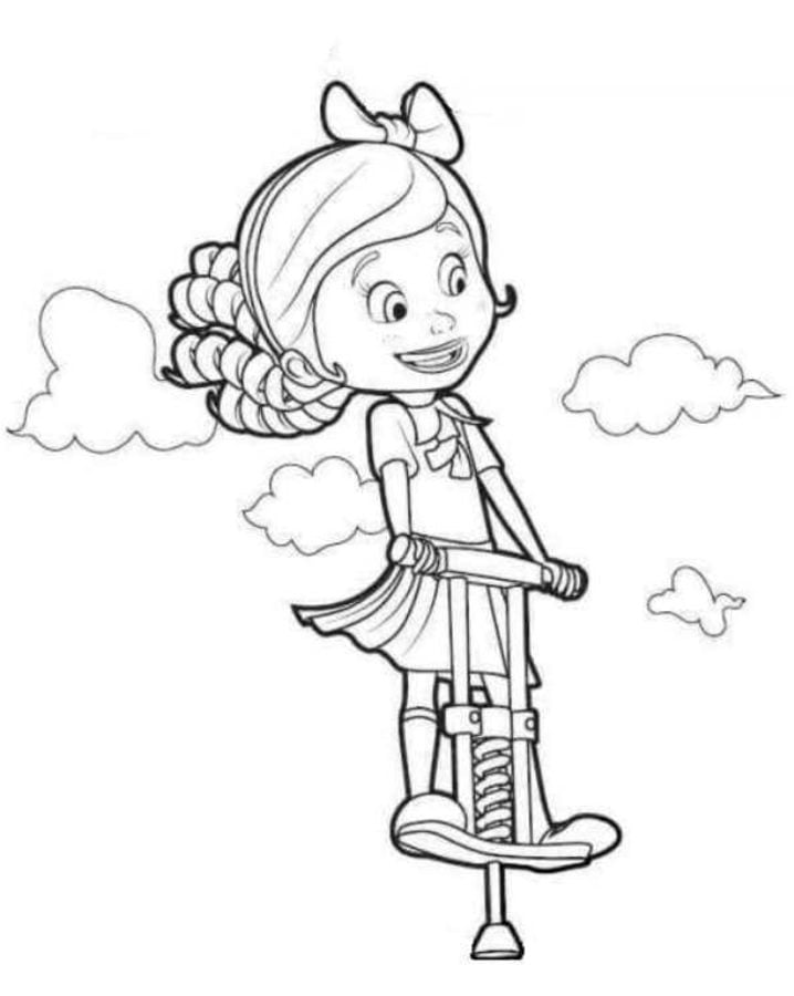 Coloring pages: Goldie & Bear 7