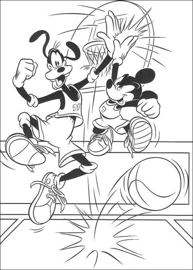 Coloring pages: Goofy