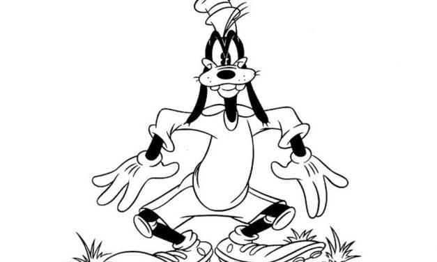 Coloring pages: Goofy