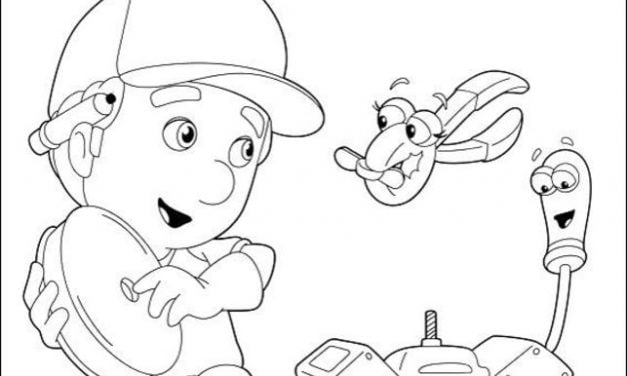 Coloring pages: Handy Manny