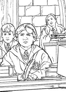 Coloring pages: Harry Potter and the Chamber of Secrets, printable for ...